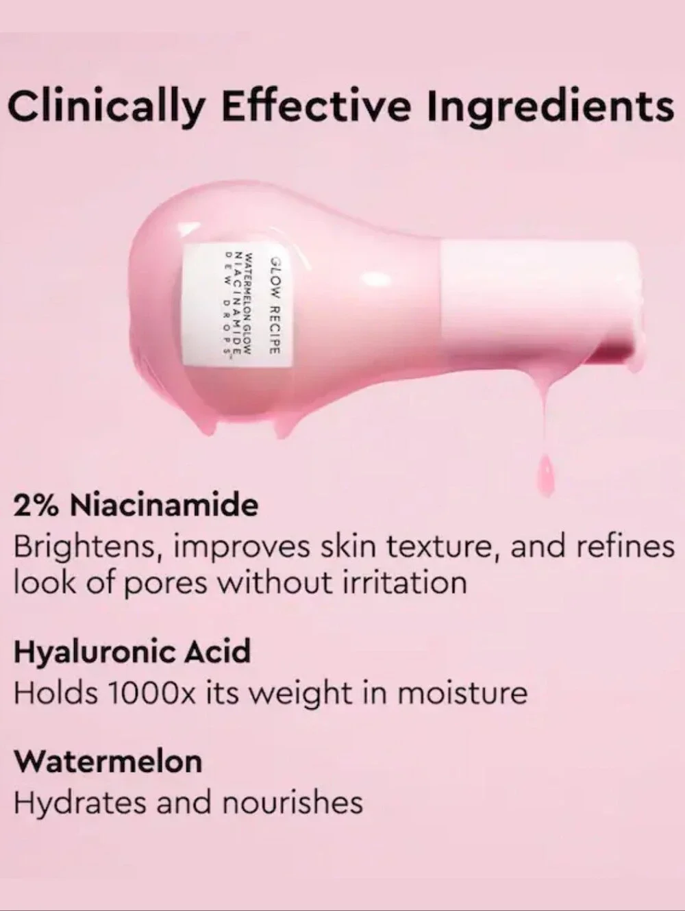 Glow Recipe Watermelon Glow Niacinamide Dew Drops Serum